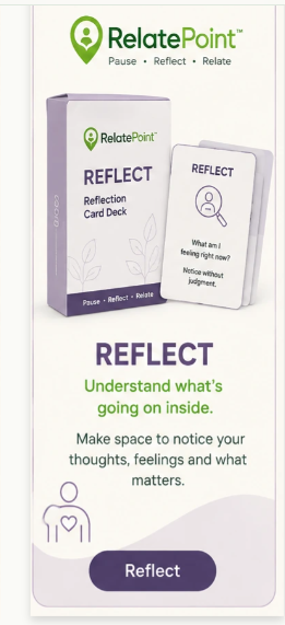 RelatePoint REFLECT reflection card deck.