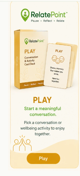 RelatePoint PLAY conversation card deck.